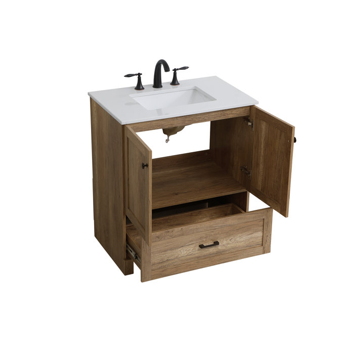 Foundry Select Shirk 30'' Freestanding Single Bathroom Vanity with